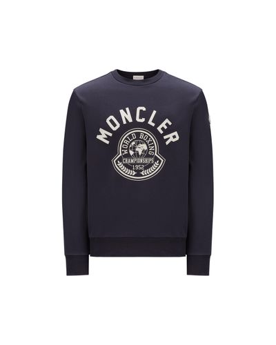 Moncler Printed Motif Sweatshirt - Black