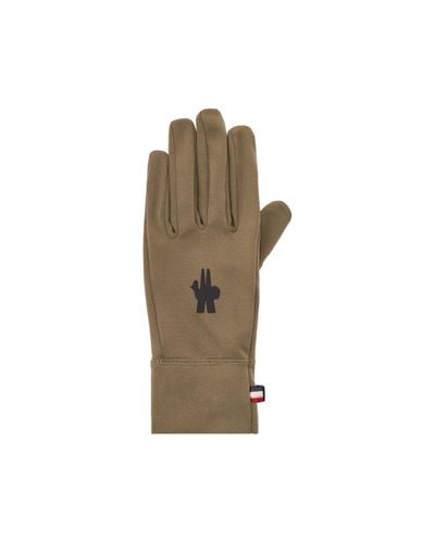 3 MONCLER GRENOBLE Handschuhe aus jersey - Natur