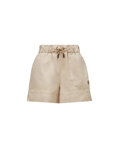 3 MONCLER GRENOBLE Pantalones cortos de froissé - Neutro