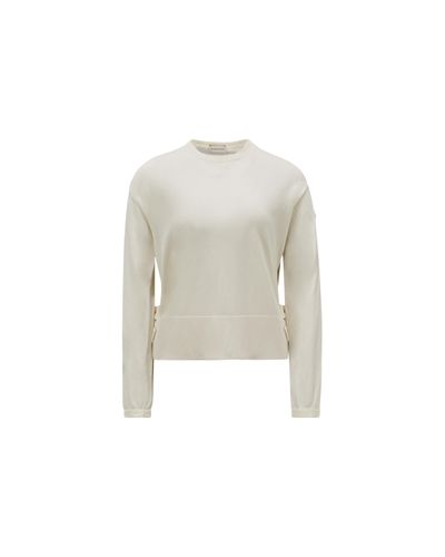 Moncler Cotton sweater - Weiß