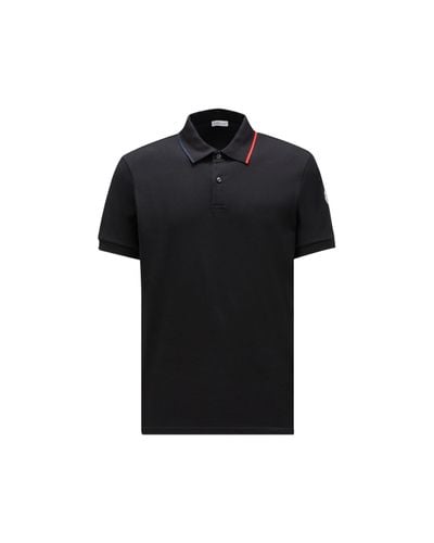 Moncler Poloshirt mit logo - Schwarz