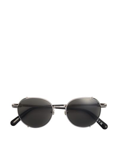 MONCLER LUNETTES Owlet Round Sunglasses - Black