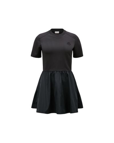 Moncler Fit & flare mini dress - Schwarz