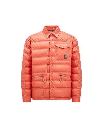 3 MONCLER GRENOBLE Lavachey Down Shacket - Red