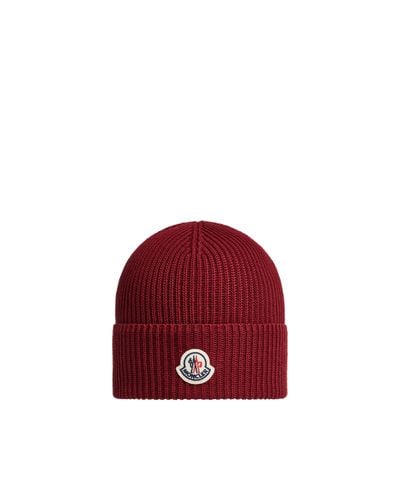 Moncler Cotton Beanie - Red