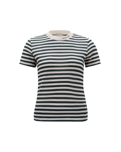 Moncler Striped T-shirt - Black