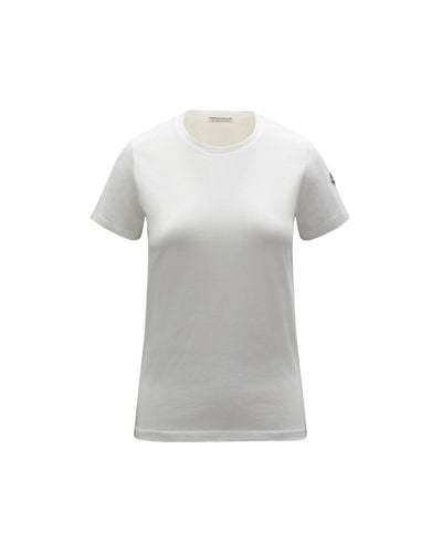 Moncler Camiseta en punto de algodón - Gris