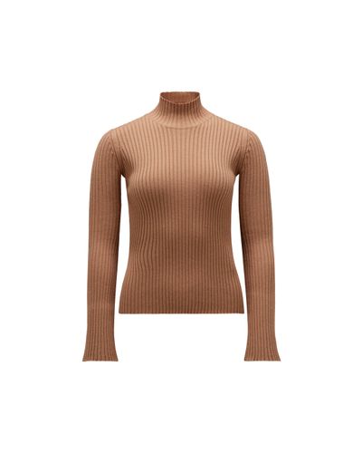 Moncler Wool Blend Turtleneck Sweater - Black
