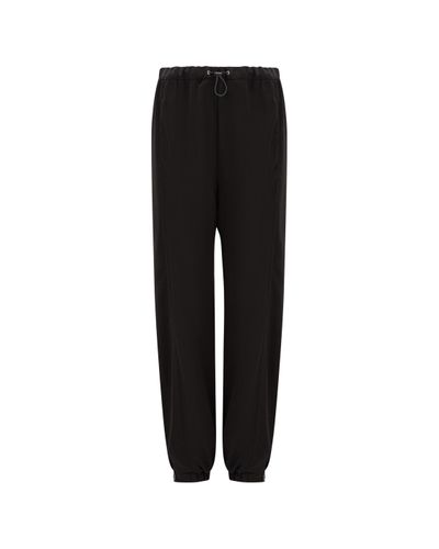 Moncler Joggers in satin - Nero