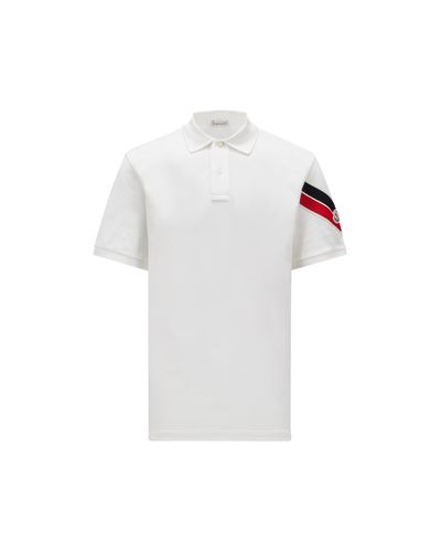 Moncler Tricolor Trim T-Shirt - White