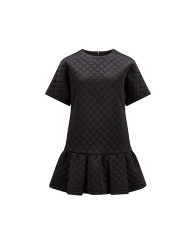Moncler Quilted Dress - Black