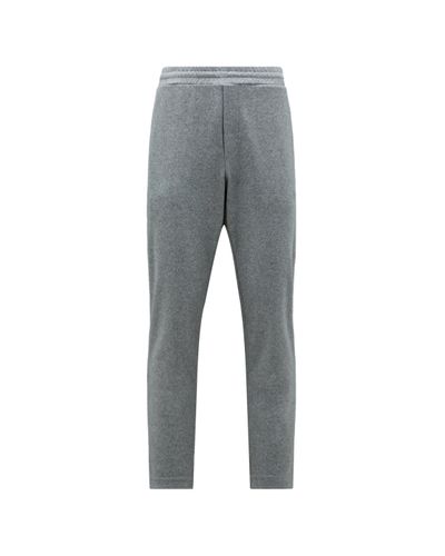 Moncler Wool Blend Sweatpants - Gray