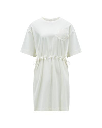 Moncler Cotton Dress - White