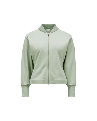 Moncler Zip-up Sweatshirt - Green