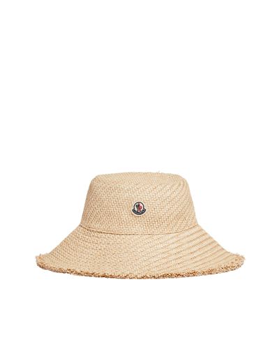 Moncler Sombrero de rafia - Neutro