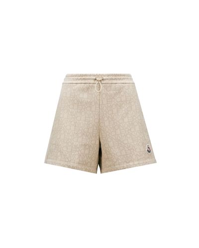 Moncler Monogram Jacquard Shorts - Natural