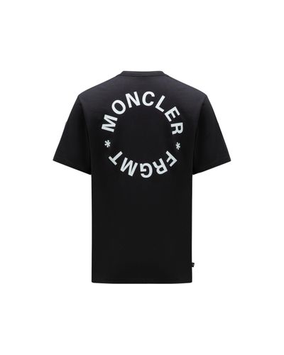 MONCLER X FRGMT X FRGMT Camiseta con motivo de logotipo - Negro