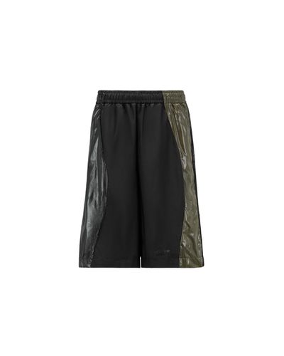 Moncler X Adidas Originals Nylon Laqué Bermuda Shorts - Black