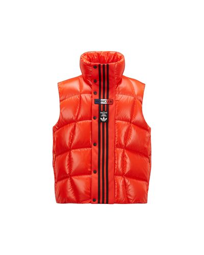Moncler x adidas Originals Bozon Down Vest - Red