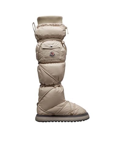 Moncler Gaia Pocket High Boots - Brown