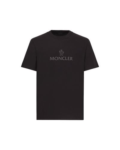 Moncler T-Shirt à logo - Noir