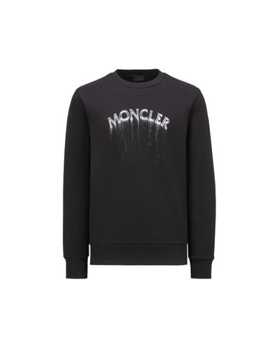 Moncler Sweatshirt mit logo - Schwarz