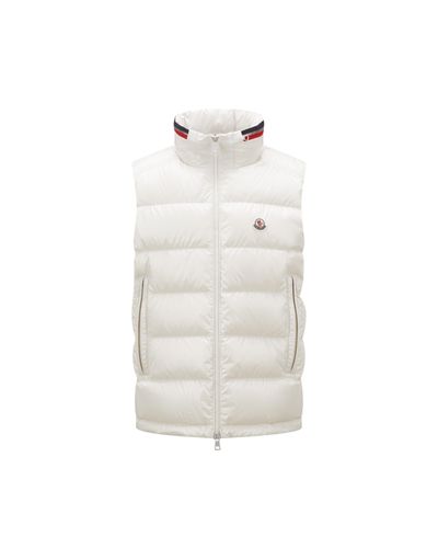 Moncler Doudoune sans manches ouse - Blanc