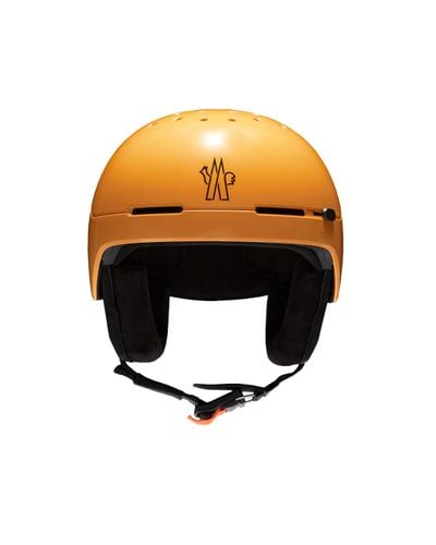 3 MONCLER GRENOBLE Logo Ski Helmet - Black