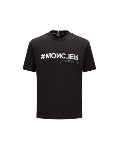 3 MONCLER GRENOBLE T-shirt à logo - Noir