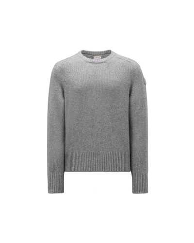 Moncler Pullover aus kaschmir - Grau