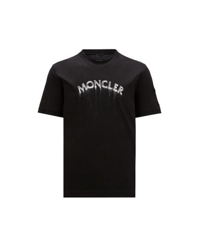Moncler Camiseta con logotipo - Negro