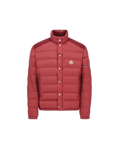 Moncler Colomb Short Down Jacket - Red