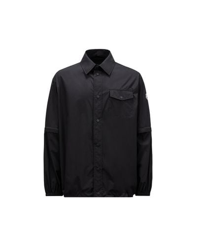 Moncler Camisa de nailon - Negro