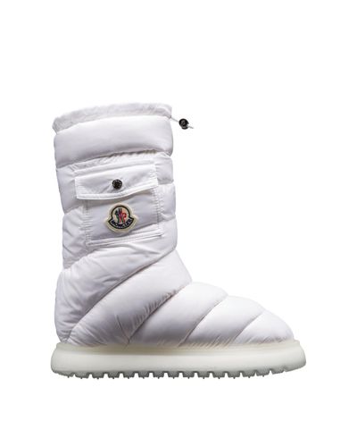 Moncler Gaia pocket mid boots - Weiß