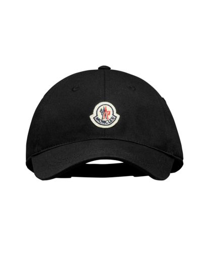 Moncler Baseball Cap With Logo - Black