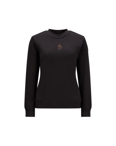 Moncler Sweatshirt mit logo - Schwarz