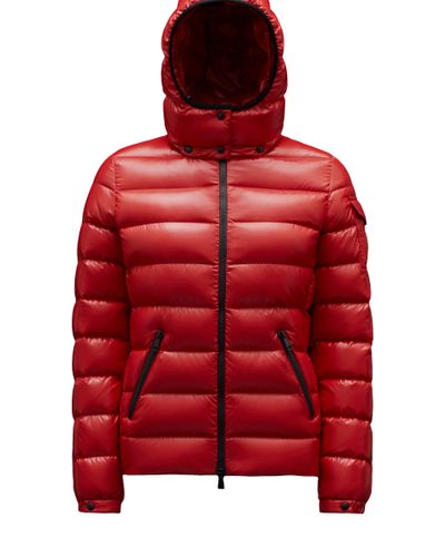 Red Moncler Jackets For Women Lyst