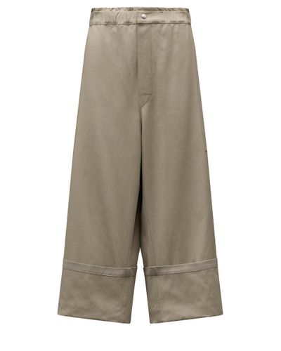 Moncler Genius Gabardine Pants By 1952 - Natural