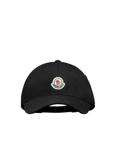 Moncler Gorra de béisbol con logotipo - Negro