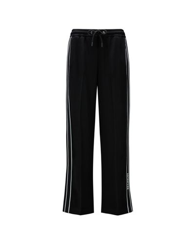 Moncler Pantalones deportivos de satén - Negro