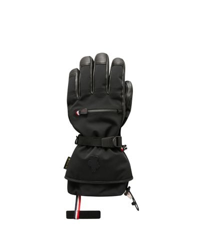3 MONCLER GRENOBLE Padded Gloves - Black