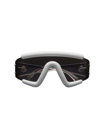 Moncler Lunettes Lancer Shield Sunglasses Multicolour - Black