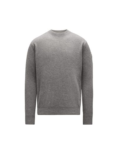 Moncler Wool & Cashmere Sweater - Natural