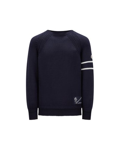 Moncler Wool Blend Sweater - White