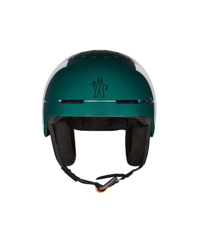 3 MONCLER GRENOBLE Logo Ski Helmet - Green