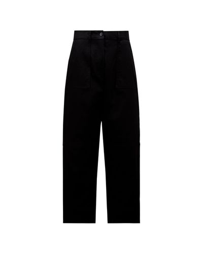 Moncler Pantalones de gabardina - Negro