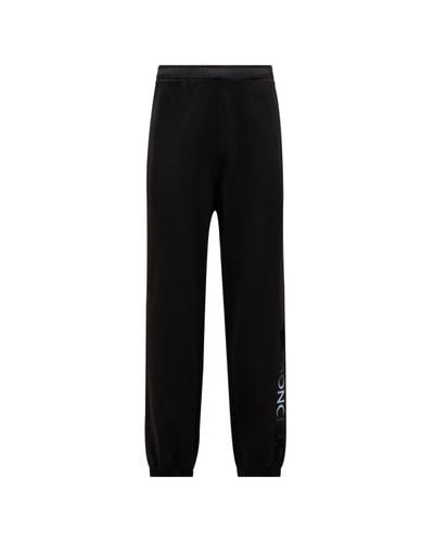 Moncler Pantalones deportivos con logotipo - Negro