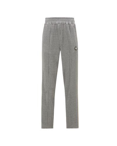 8 MONCLER PALM ANGELS Chenille Trackpants - Grey