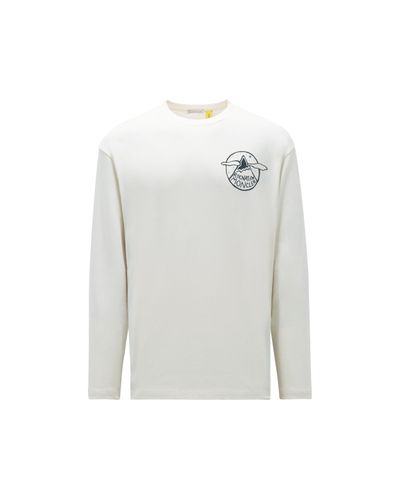 MONCLER X ROC NATION Logo Long Sleeve T-Shirt - White