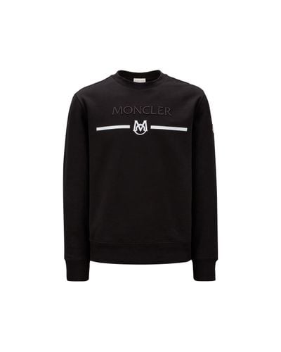 Moncler Logo Sweatshirt Black